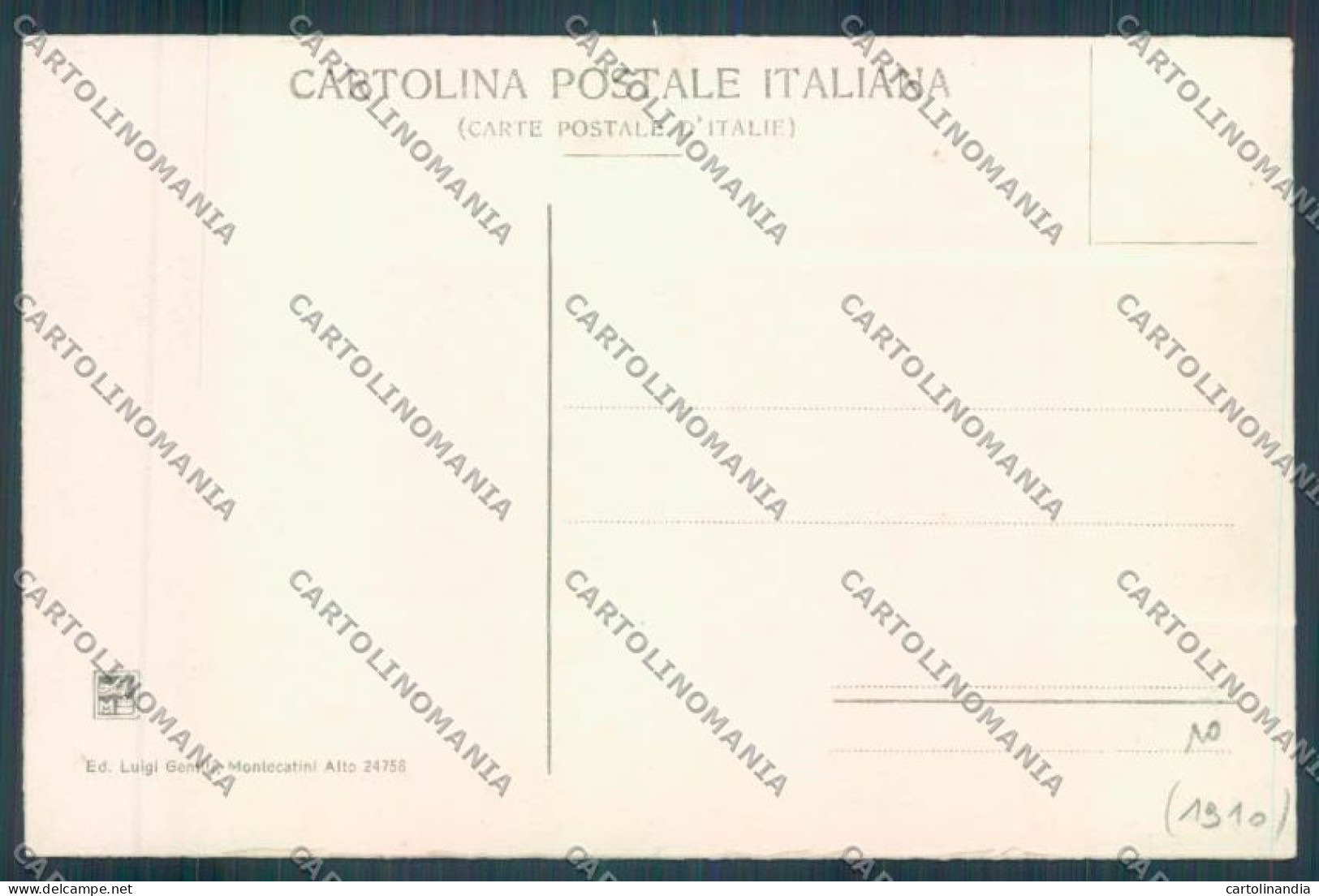 Pistoia Montecatini Alto Cartolina ZG1686 - Pistoia