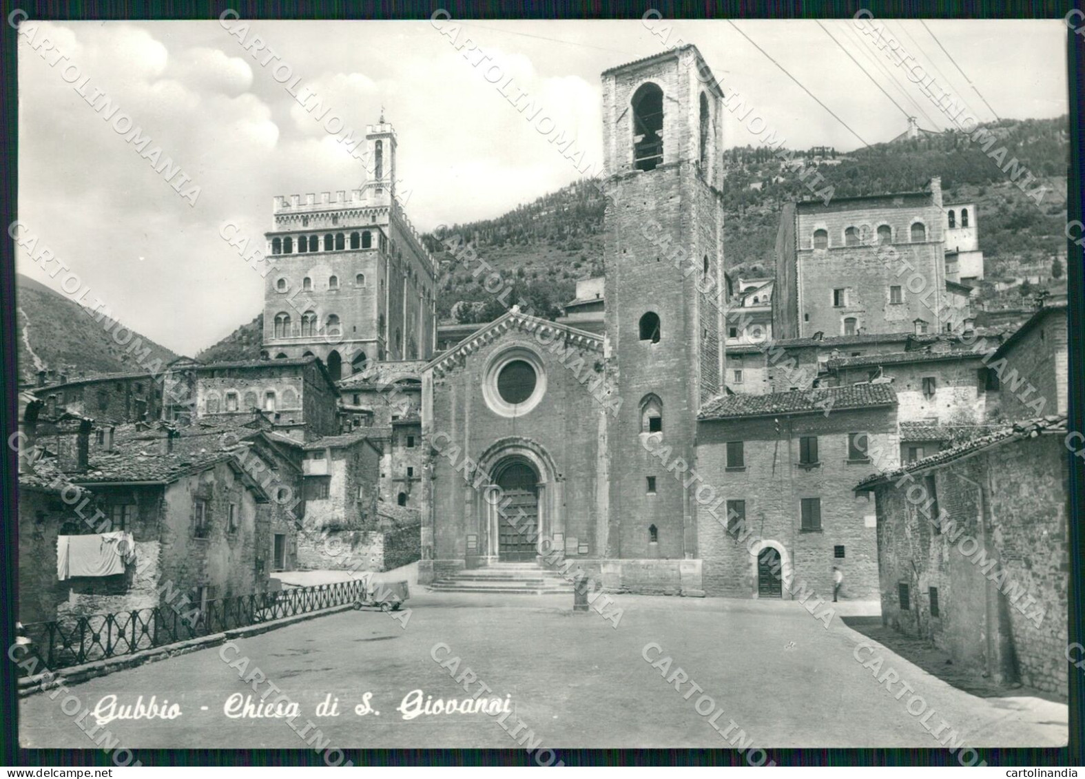 Perugia Gubbio Chiesa San Giovanni FG Foto Cartolina KB5026 - Perugia