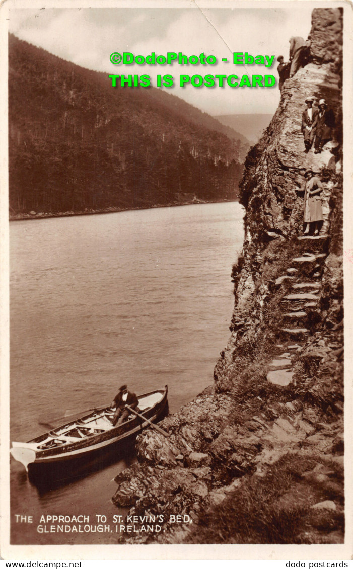 R408958 Ireland. The Approach To St. Kevin Bed. Glendalough - World