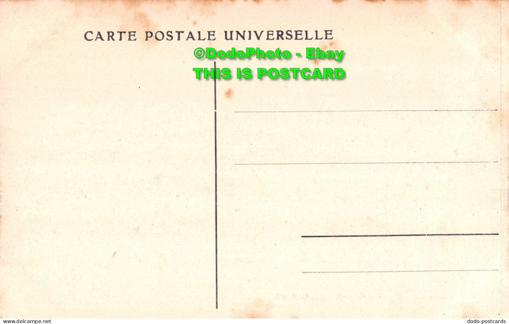 R409749 Carte On Obtient La Vue Generale Circulaire. Carte Postale - Mondo