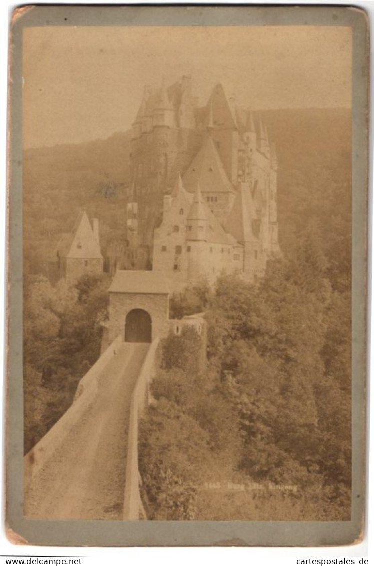 Fotografie Unbekannter Fotograf, Ansicht Wierschem, Brücke Mit Eingang Zur Burg Eltz  - Places