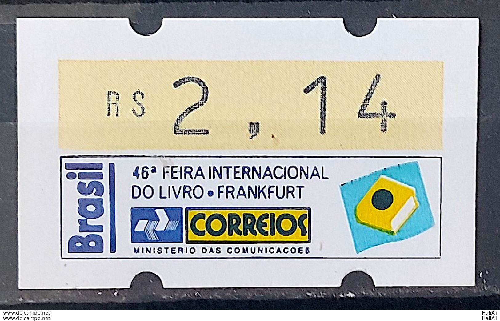 SE 06B Brazil Stamp Label Etiqueta Etichetta Automato Frankfurt 1994 - Frankeervignetten (Frama)