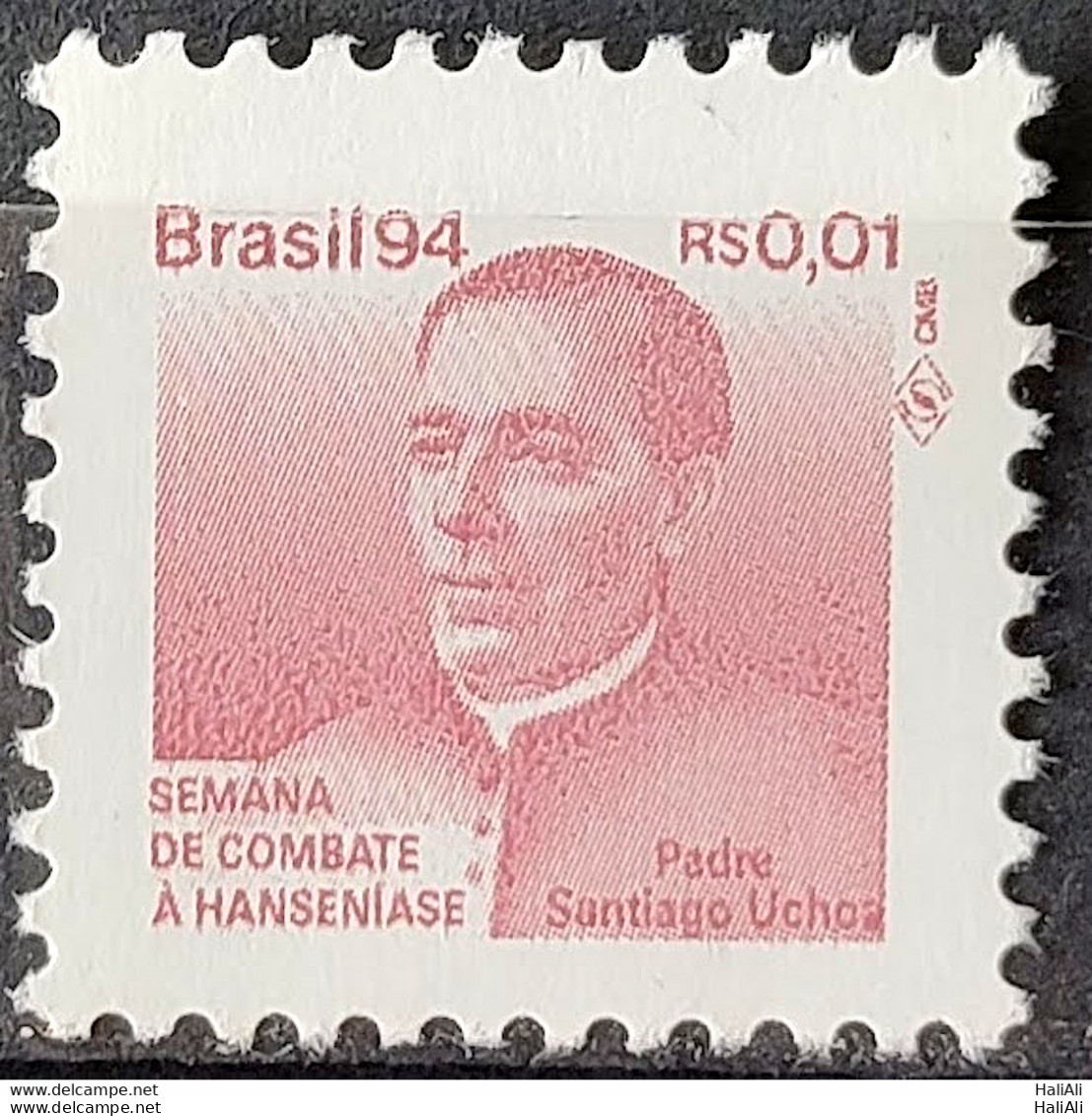 C 1927 Brazil Bad Stamp Of Hansen Hanseniases Padre Uchoa 1994 - Gebruikt