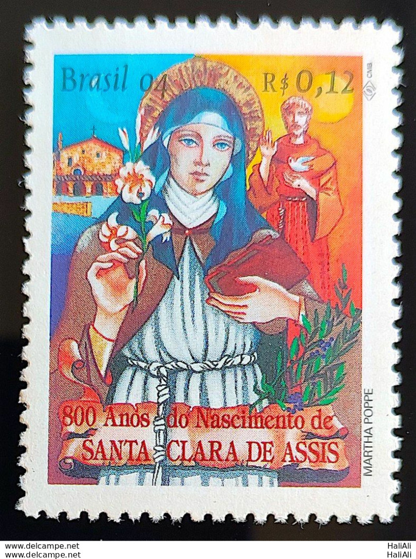 C 1920 Brazil Stamp Santa Clara De Assis Religion Church 1994 - Unused Stamps