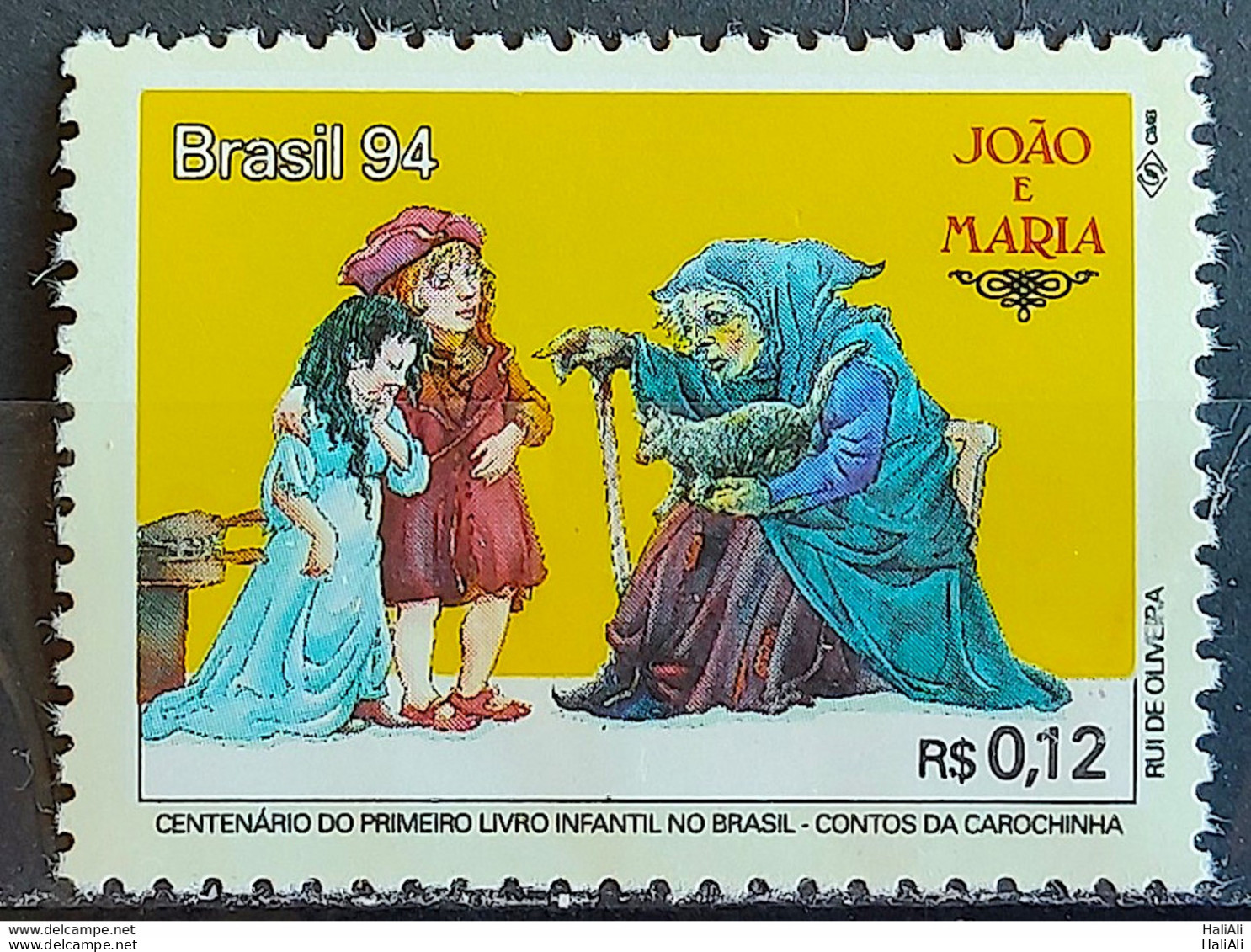 C 1916 Brazil Stamp First Children's Book Contos Da Carochinha Criança 1994 Joao E Maria - Unused Stamps