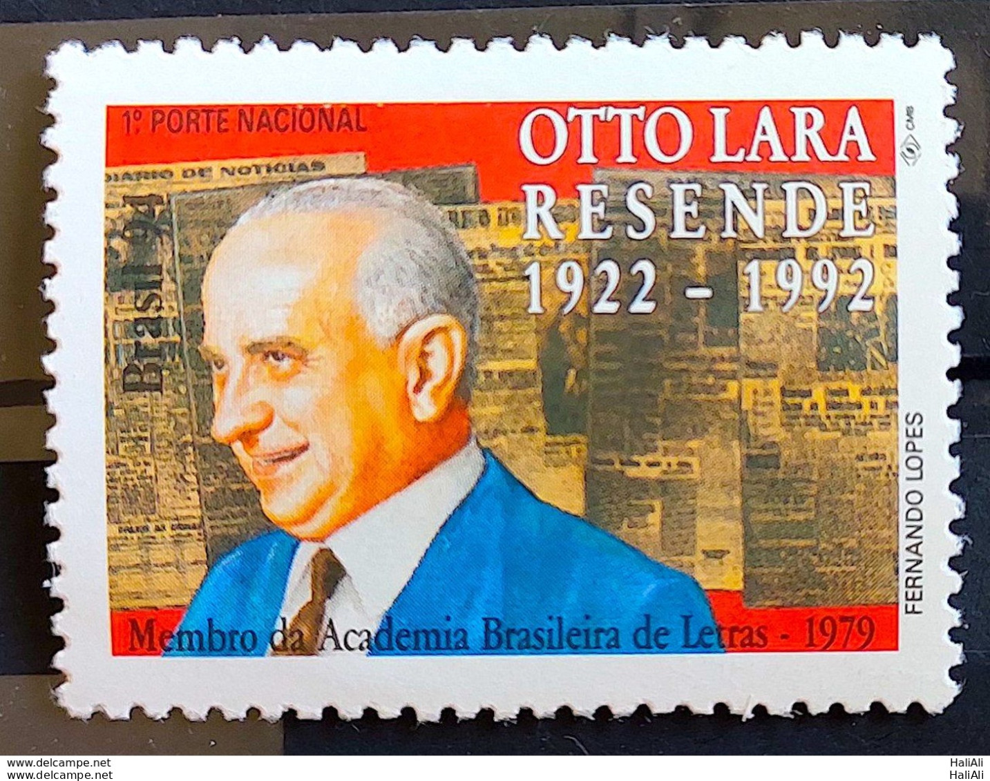 C 1905 Brazil Stamp Otto Lara Resende Literature 1994 - Unused Stamps