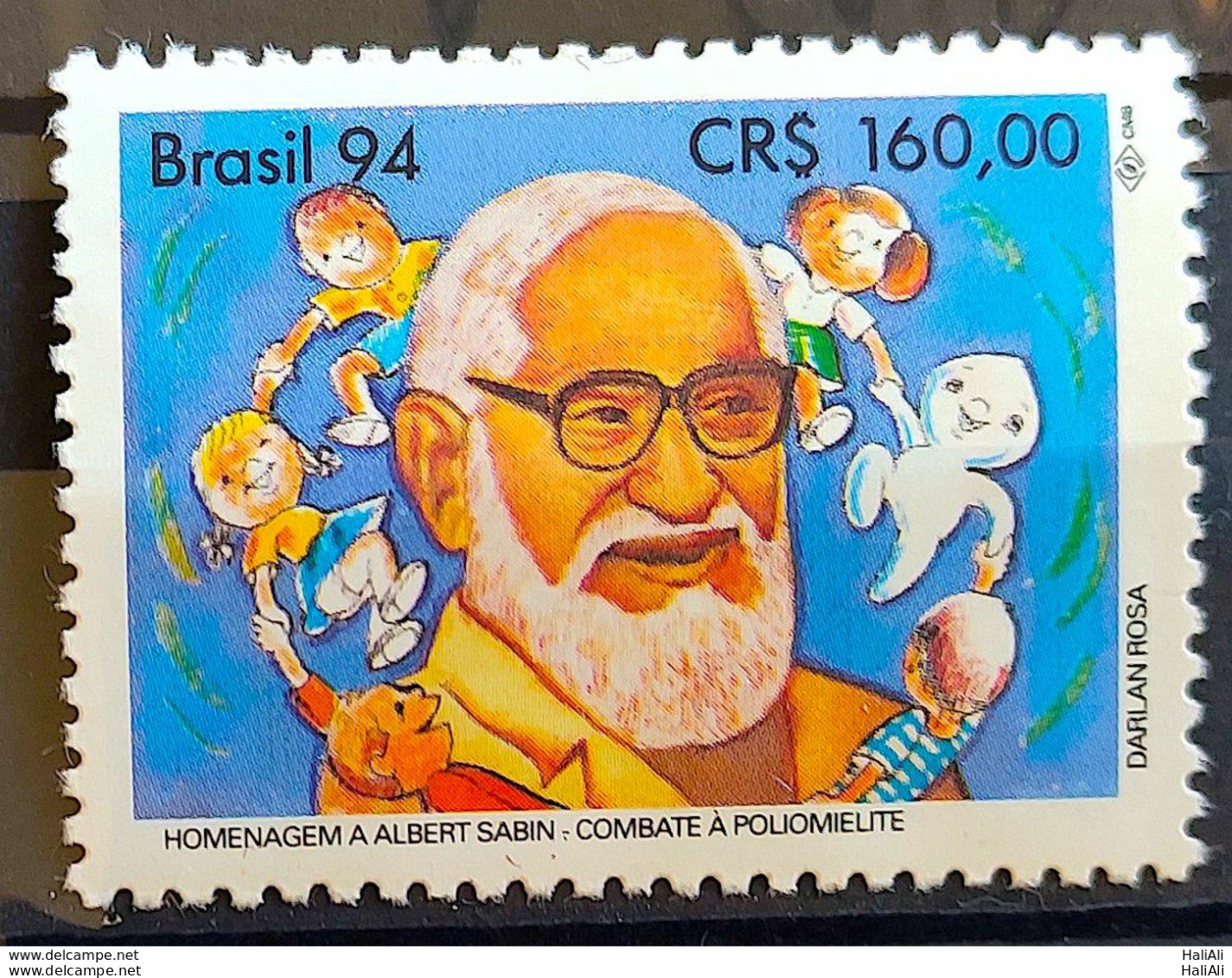 C 1888 Brazil Stamp Albert Sabin Combating Poliomyelitis Health Zé Gotinha 1994 - Neufs