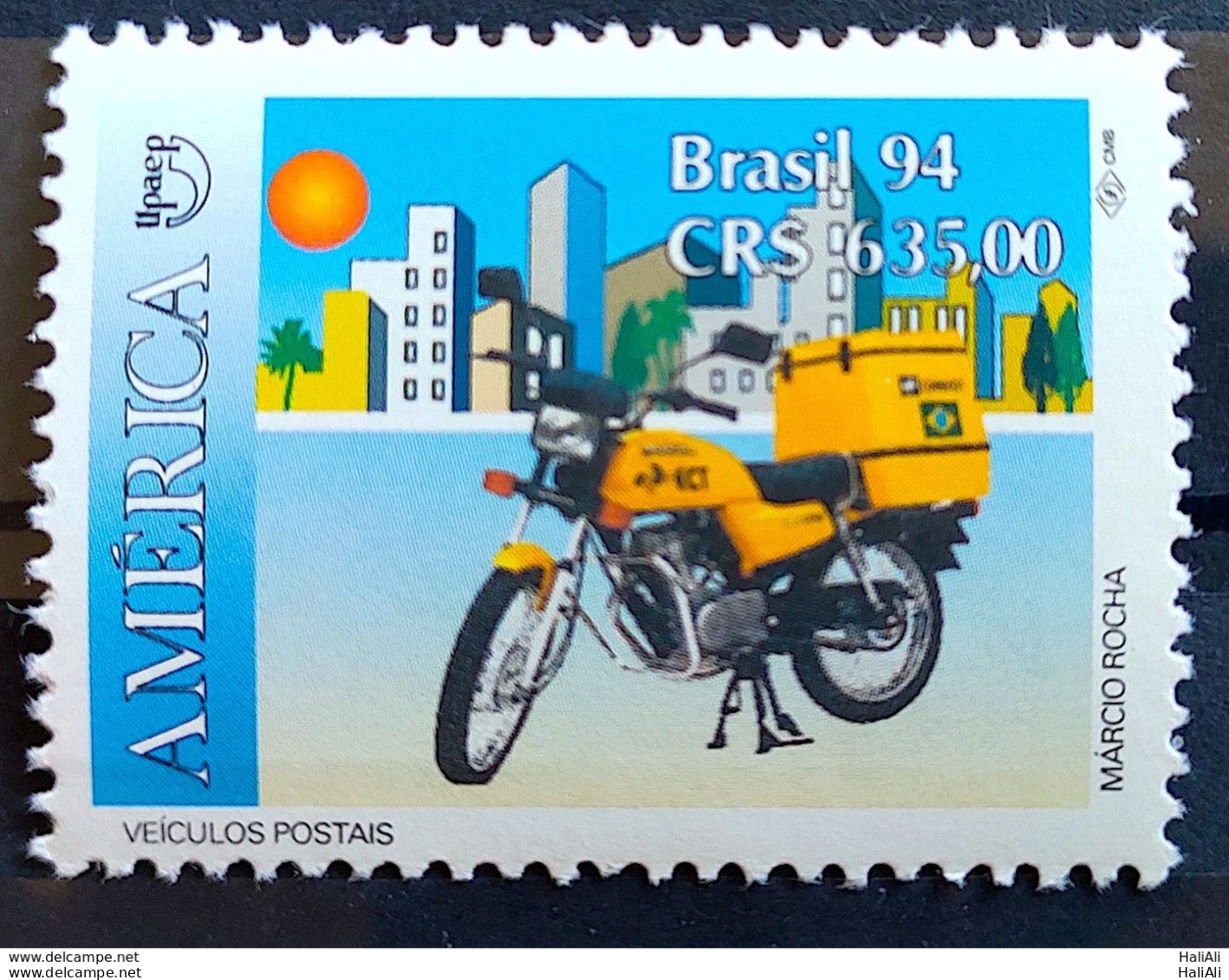 C 1886 Brazil Stamp Postal Vehicles Moto Postal Service 1994 - Ungebraucht