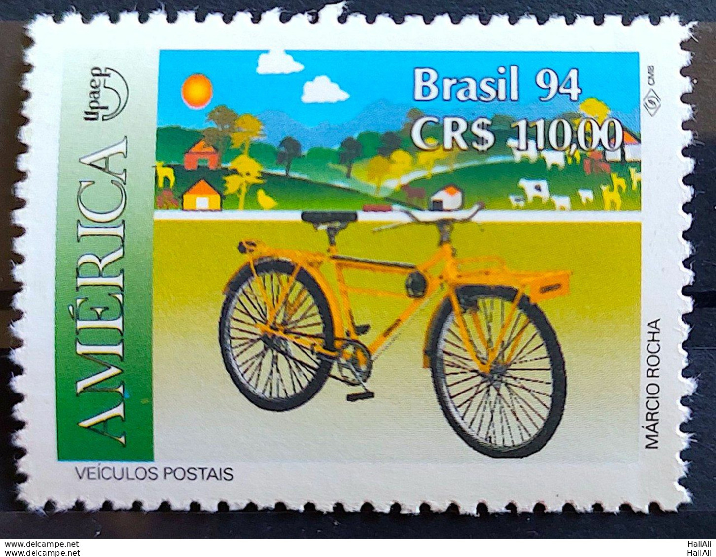 C 1885 Brazil Stamp Postal Vehicles Bicycle Postal Service 1994 - Ungebraucht