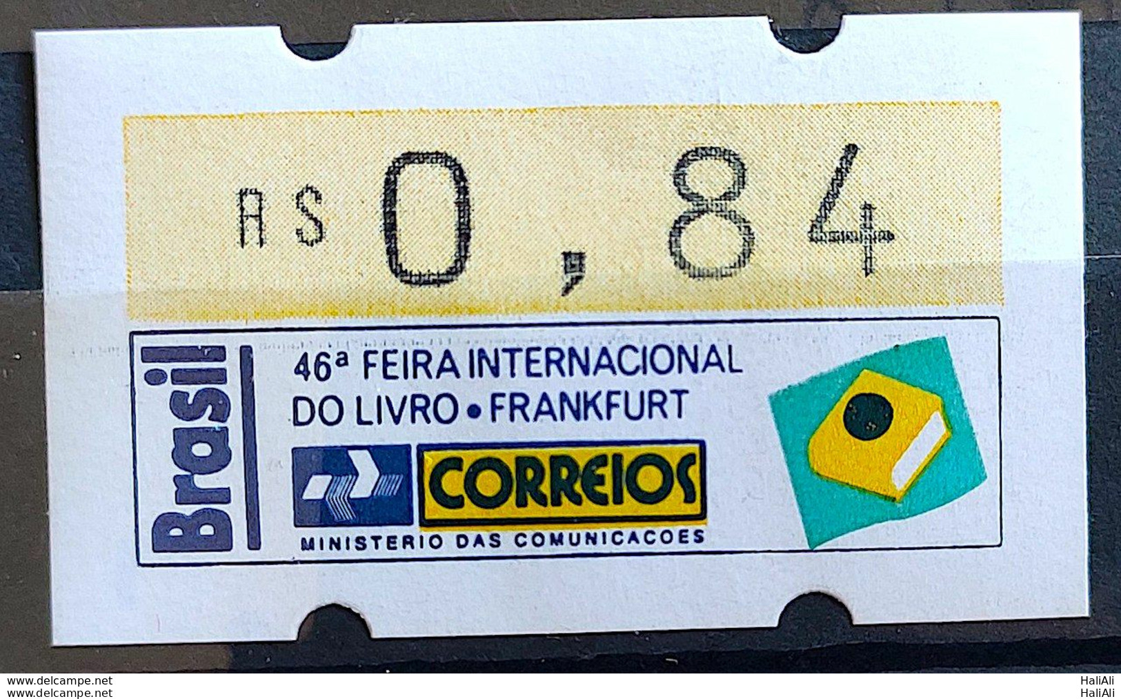 Brazil Stamp Label SE 06 Selo Etiqueta Label Automato Frankfurt 1994 - Ungebraucht