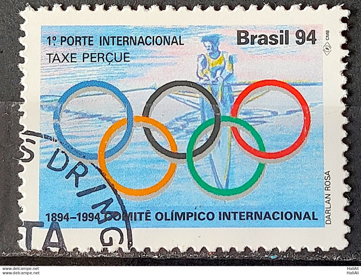 C 1883 Brazil Stamp Commits Olympico International Olympics Canoeing 1994 Circulated 1 - Oblitérés