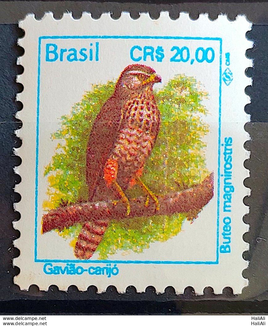 Brazil Regular Stamp RHM 701 Urban Birds Hawk Carijó 1994 - Ongebruikt