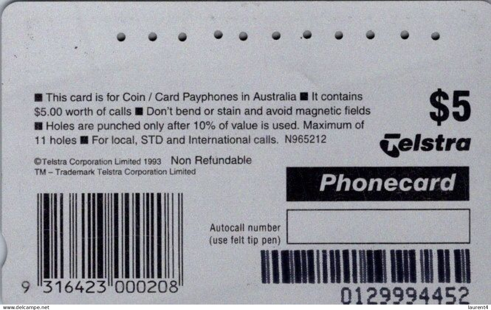 19-4-2024 - Phonecard - Australia  - (duplicate Phonecard) - Australia