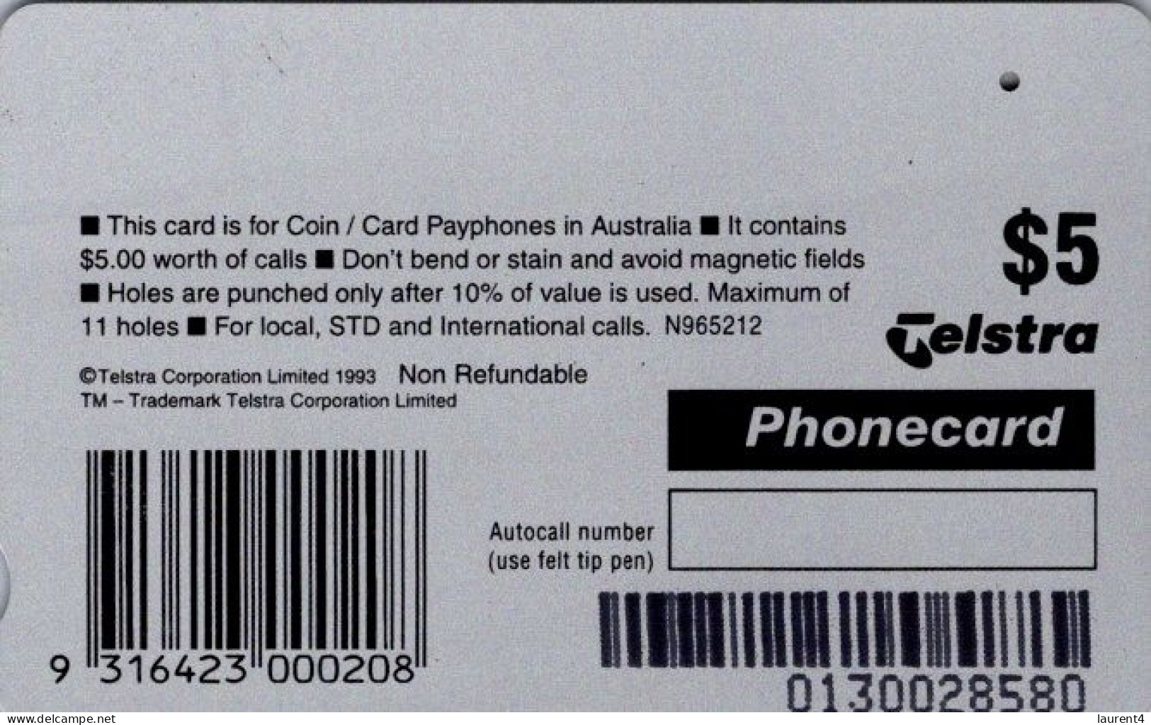 19-4-2024 - Phonecard - Australia  - (duplicate Phonecard) - Australien