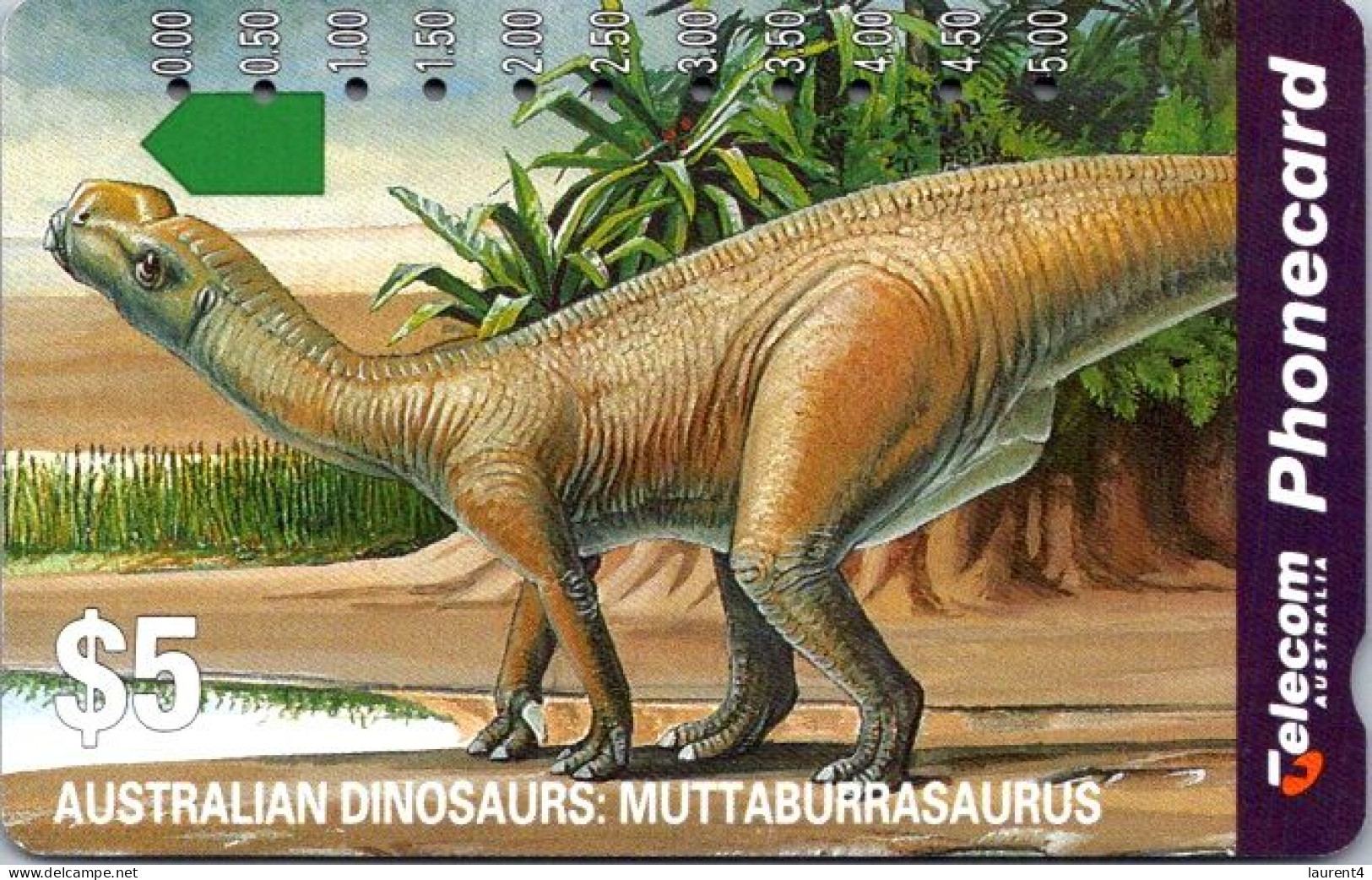 19-4-2024 - Phonecard - Australia  - (duplicate Phonecard) Dinosaur - Australie