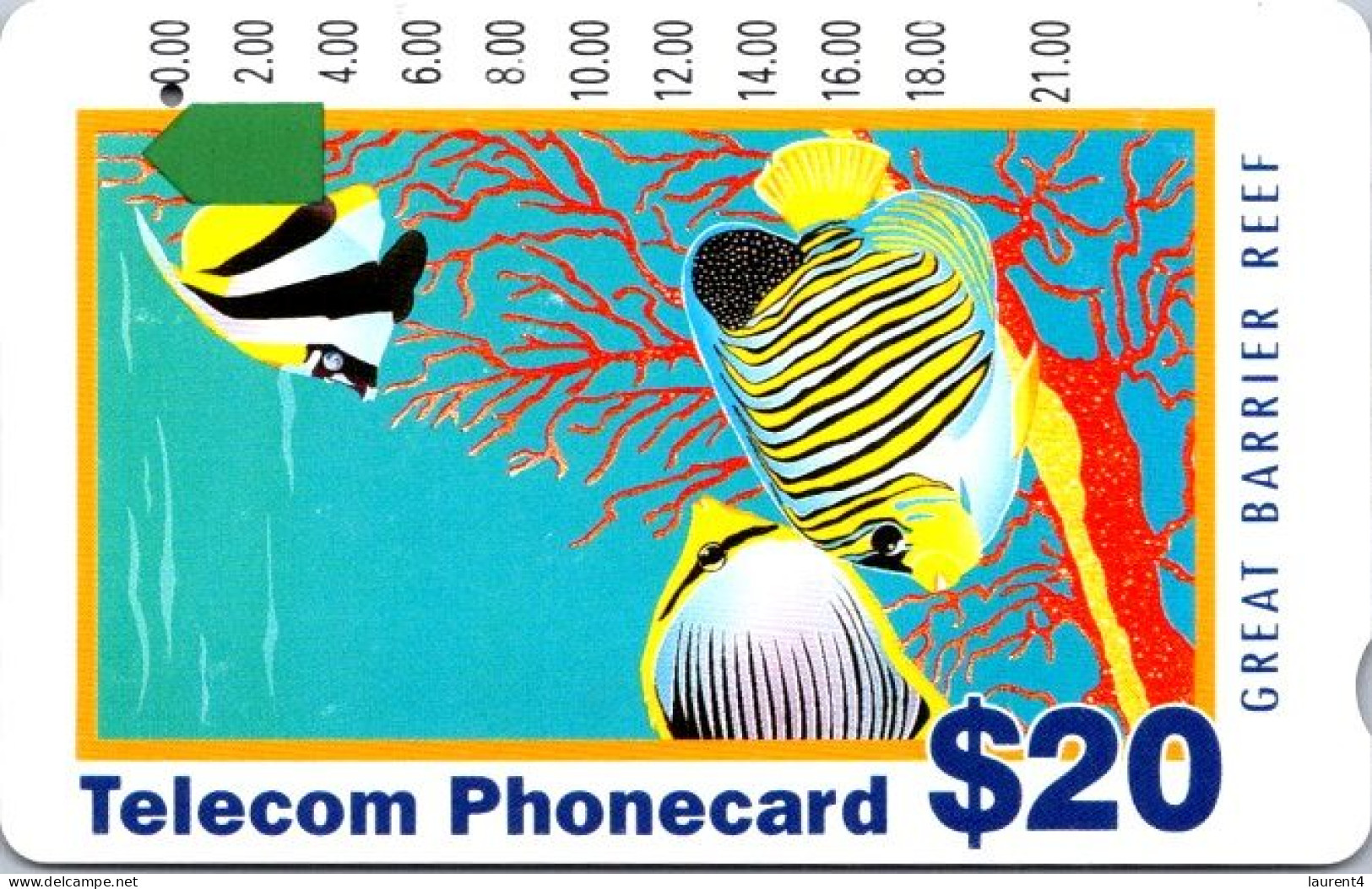 19-4-2024 - Phonecard - Australia  - (duplicate Phonecard) Fish (3 X $ 20.00) - Australie