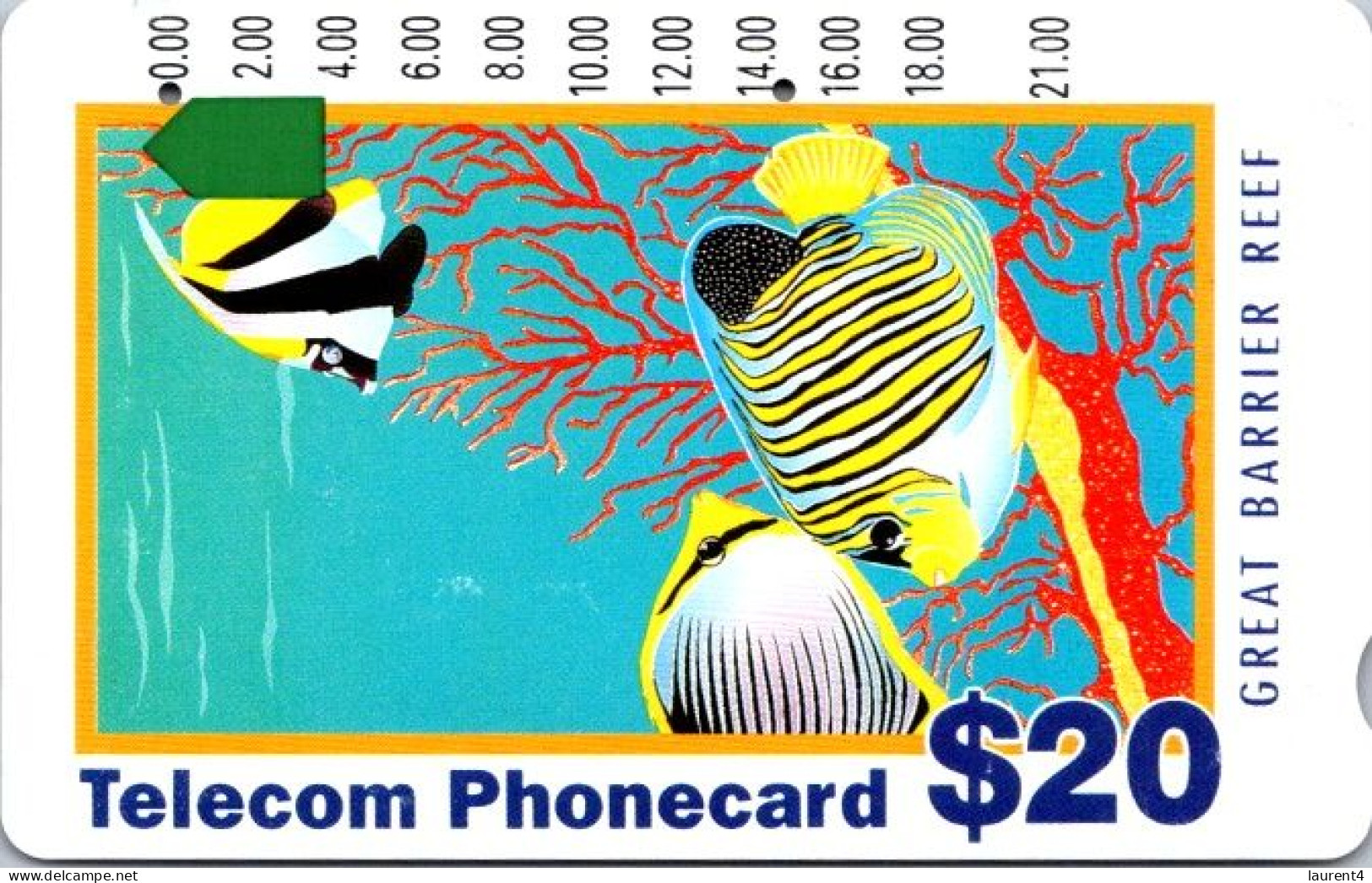 19-4-2024 - Phonecard - Australia  - (duplicate Phonecard) Fish (3 X $ 20.00) - Australie