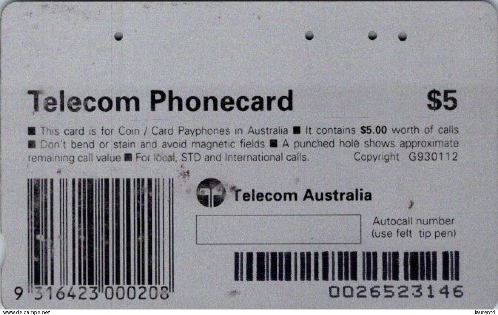 19-4-2024 - Phonecard - Australia  - (duplicate phonecard) Opera House