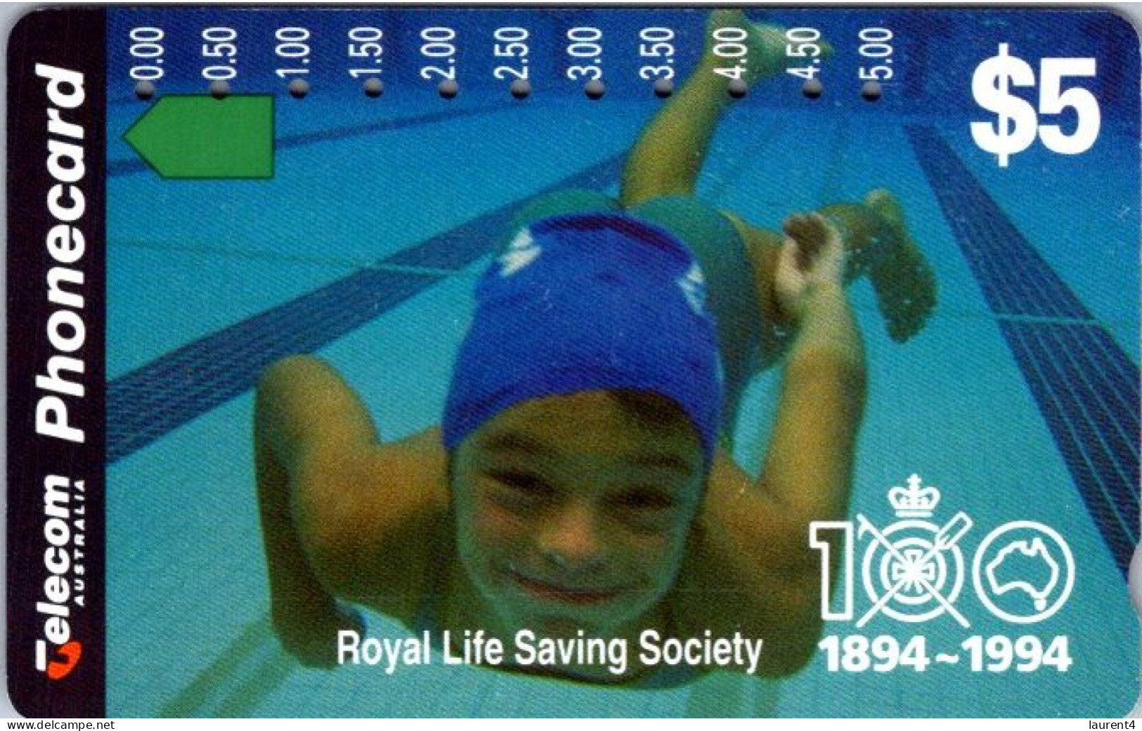 19-4-2024 - Phonecard - Australia  - (duplicate Phonecard) Life Saving 100th - Australie