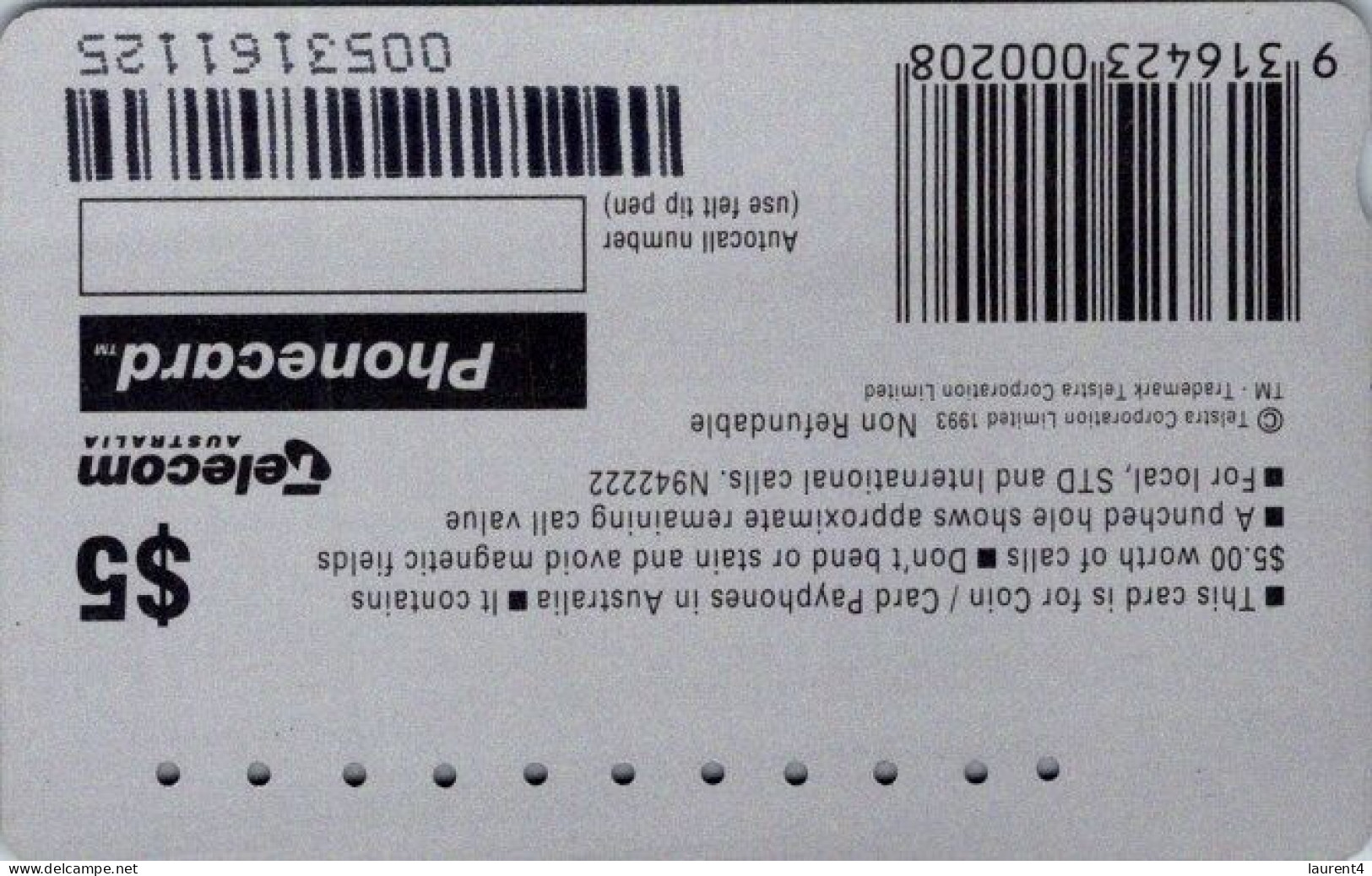 19-4-2024 - Phonecard - Australia  - (duplicate Phonecard) Life Saving 100th - Australia