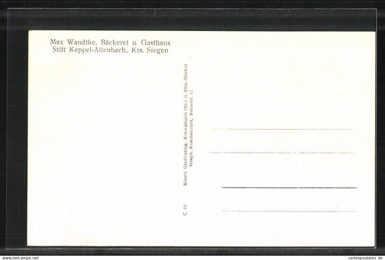 AK Allenbach /Krs. Siegen, Gebäudeansicht, Teilansicht  - Siegen