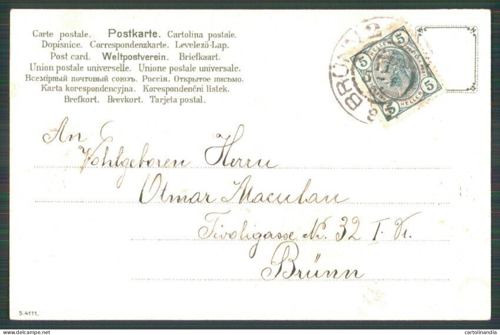 Artist Signed Catherine Klein Alphabet Letters E Postcard TC2695 - Sonstige & Ohne Zuordnung