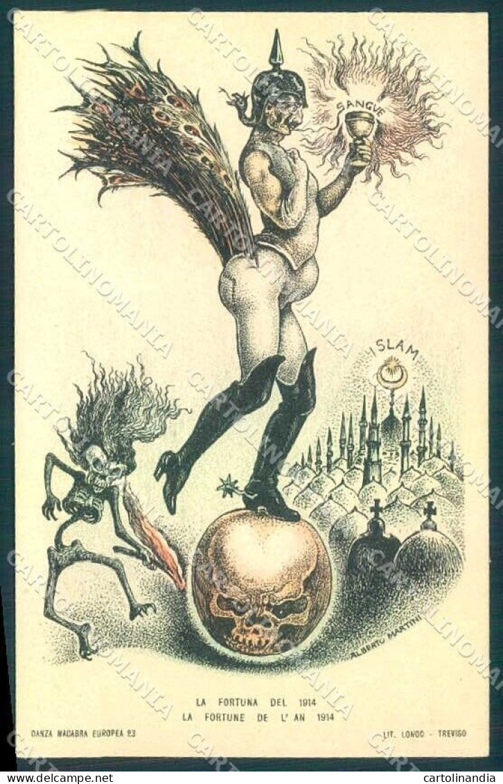 WW1 Propaganda Martini Skeleton Kaiser Danza Macabra Serie 23 Pc VK9639 - Sonstige & Ohne Zuordnung