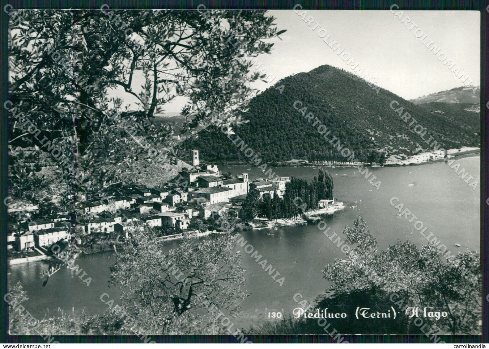 Terni Piediluco Lago Di FG Foto Cartolina KB5035 - Terni