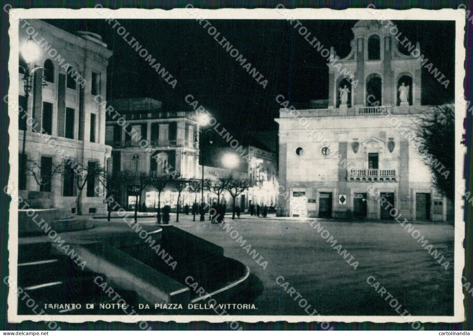 Taranto Città PIEGHINE Foto FG Cartolina ZK0240 - Taranto