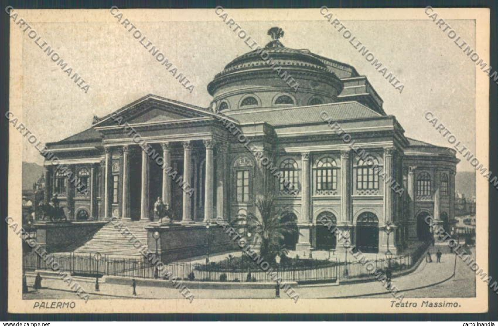 Palermo Città Teatro Massimo Cartolina ZT7567 - Palermo