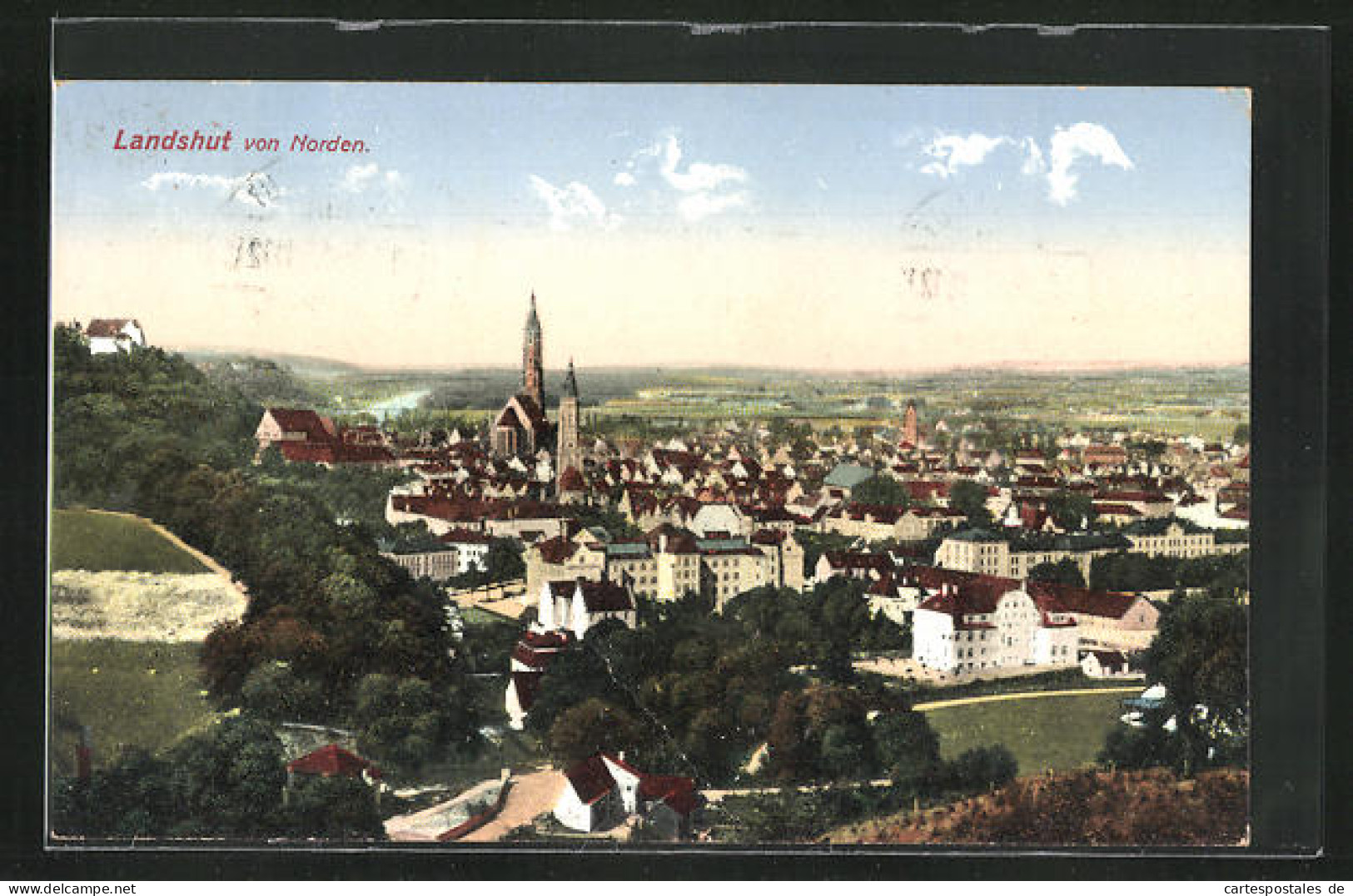 AK Landshut, Teilansicht Von Norden  - Landshut