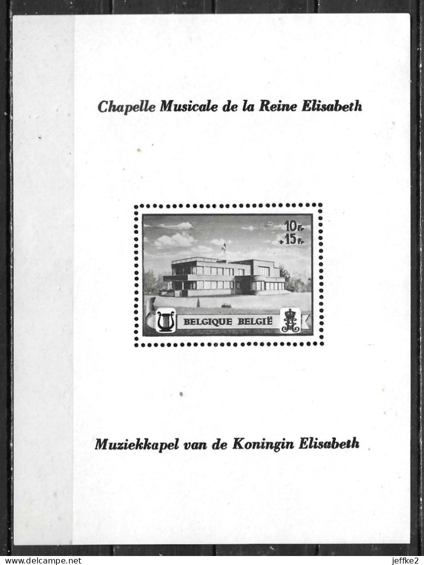 BL13**  Chapelle Musicale - MNH** - COB 10.50 - Vendu à 12.50% Du COB!!!! - 1924-1960