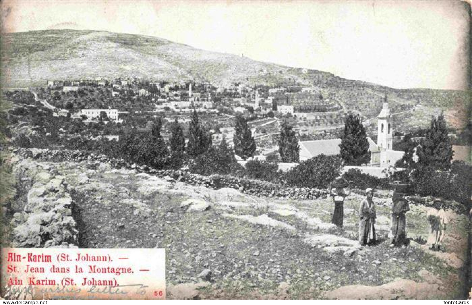 73971947 Ain-Karim_St_Johann_im_Gebirge_St_Jean_dans_la_Montagne_Israel Panorama - Israel