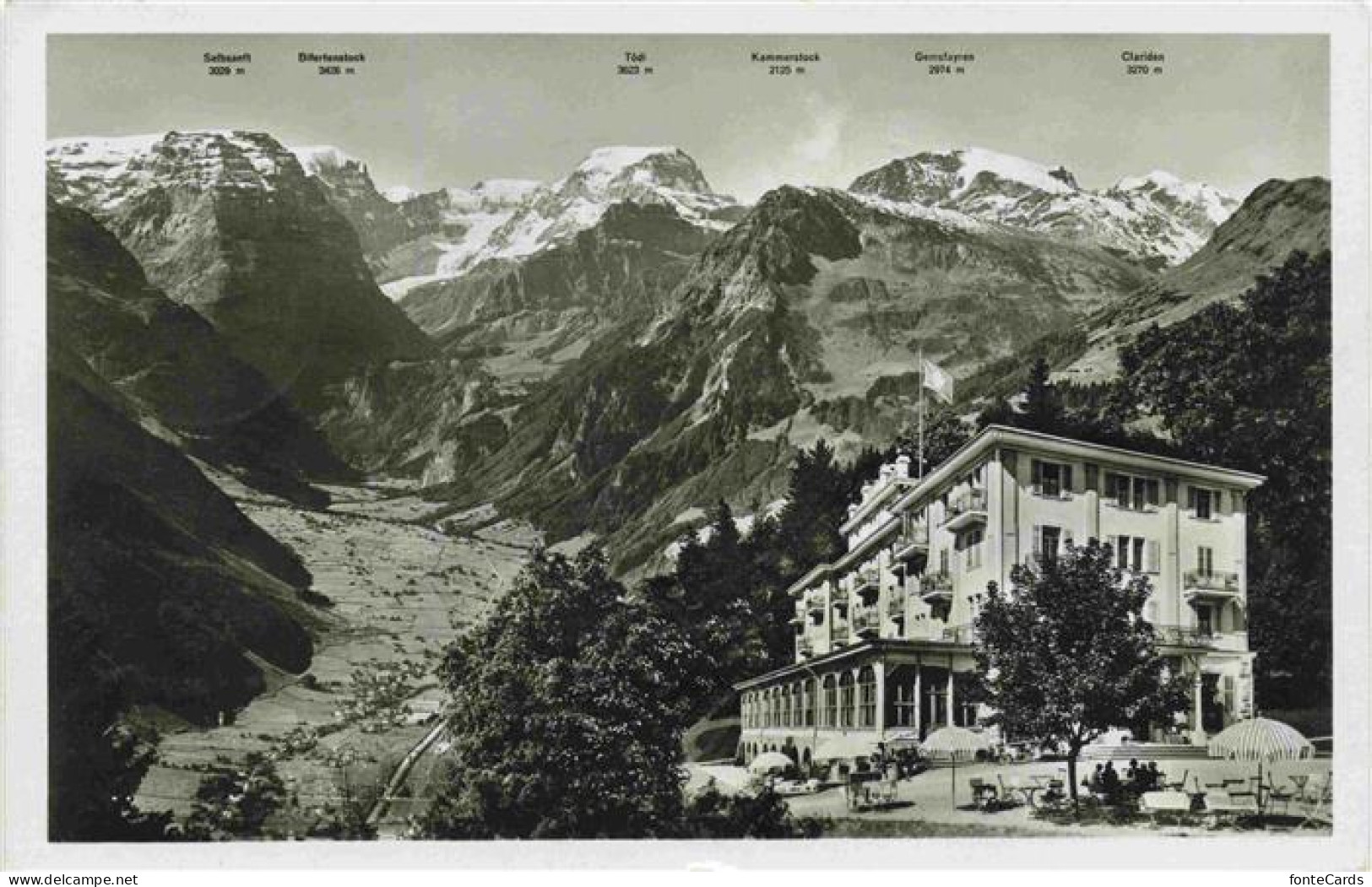 13971857 Braunwald_GL Hotel Braunwald Mit Toedikette Glarner Alpen - Other & Unclassified