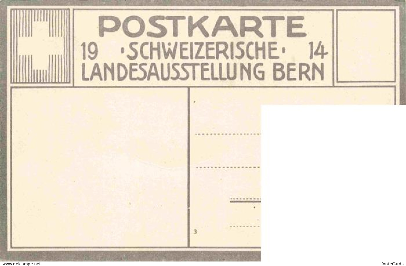 13971855 BERN_BE Schweizerische Landesausstelung 1914 Ansicht Gegen Norden Illus - Sonstige & Ohne Zuordnung