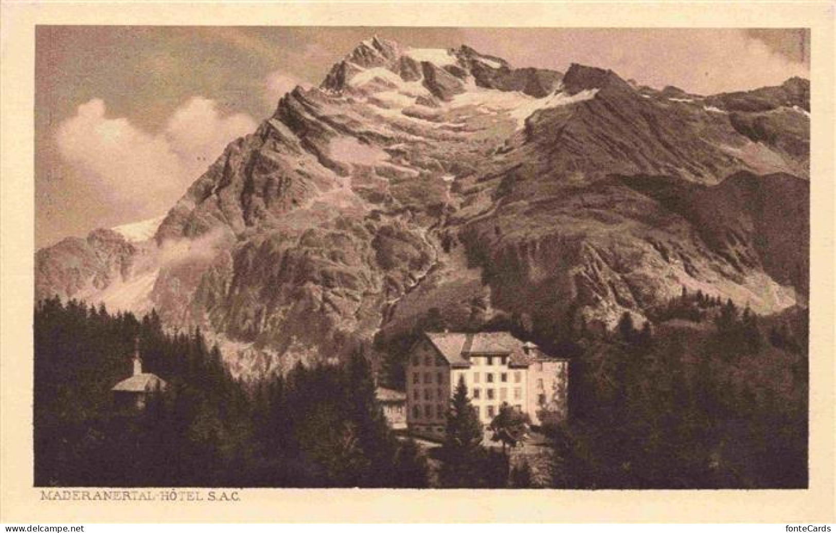 13971844 Maderanertal_Maderanerthal_Silenen_UR Hotel S.A.C. Alpen Kupfertiefdruc - Otros & Sin Clasificación