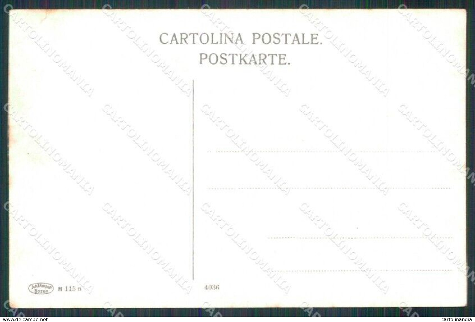 Trento Campitello Di Fassa PIEGHINA Cartolina RB7275 - Trento