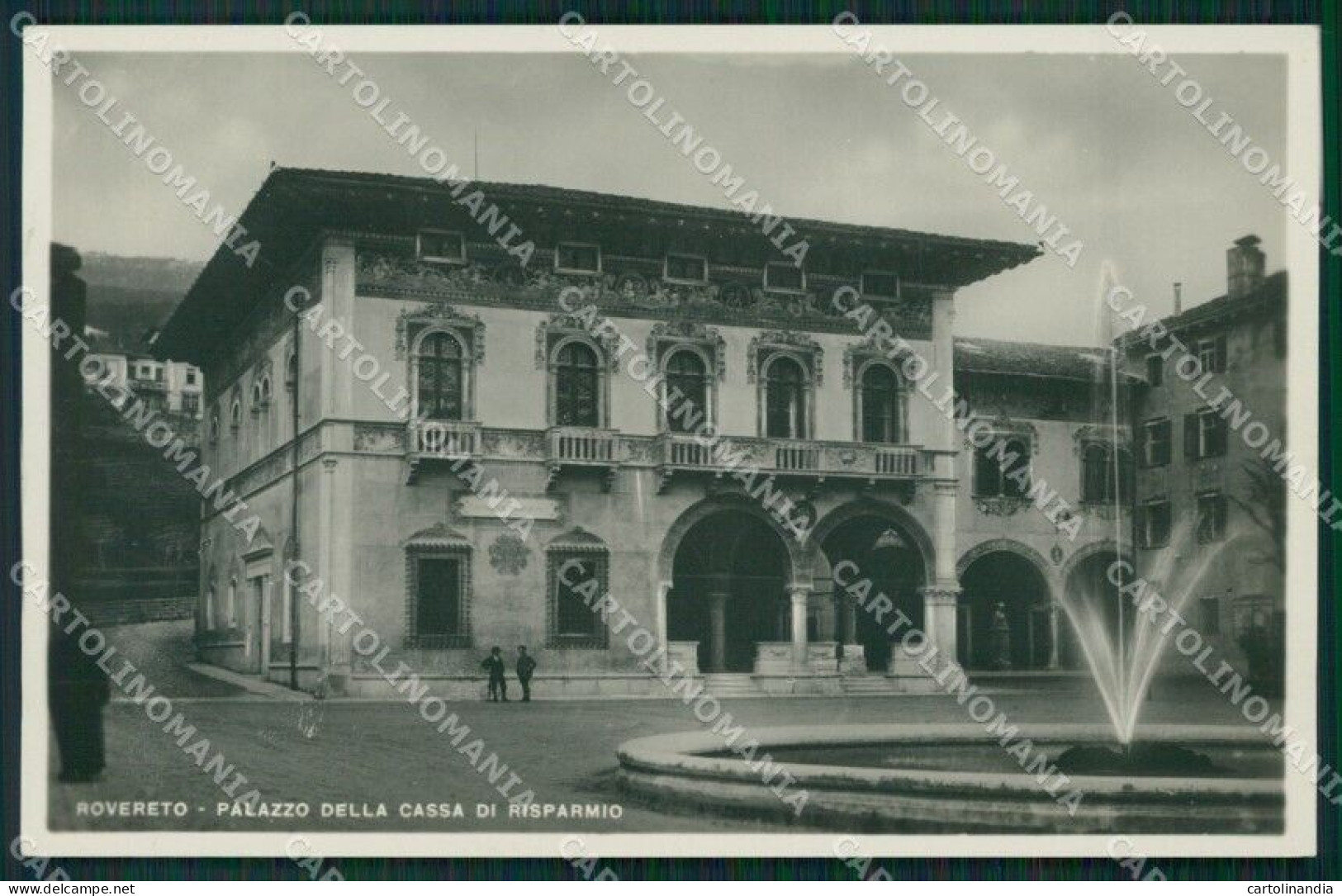 Trento Rovereto Palazzo Cassa Di Risparmio Foto Cartolina ZKM8498 - Trento