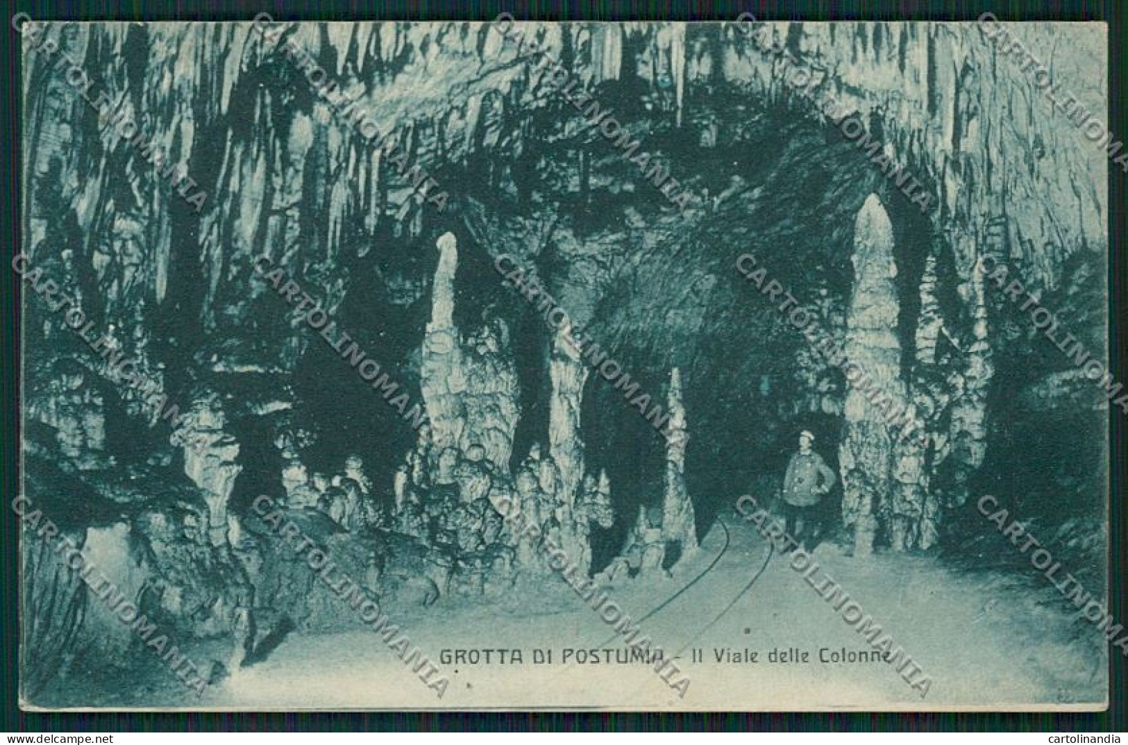 Slovenia Grotte Di Postumia Viale Delle Colonne Cartolina ZC1244 - Siracusa