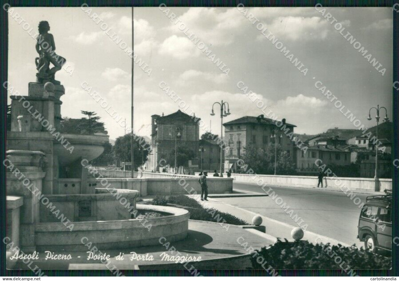 Ascoli Piceno Città Fontana Foto FG Cartolina ZKM7486 - Ascoli Piceno