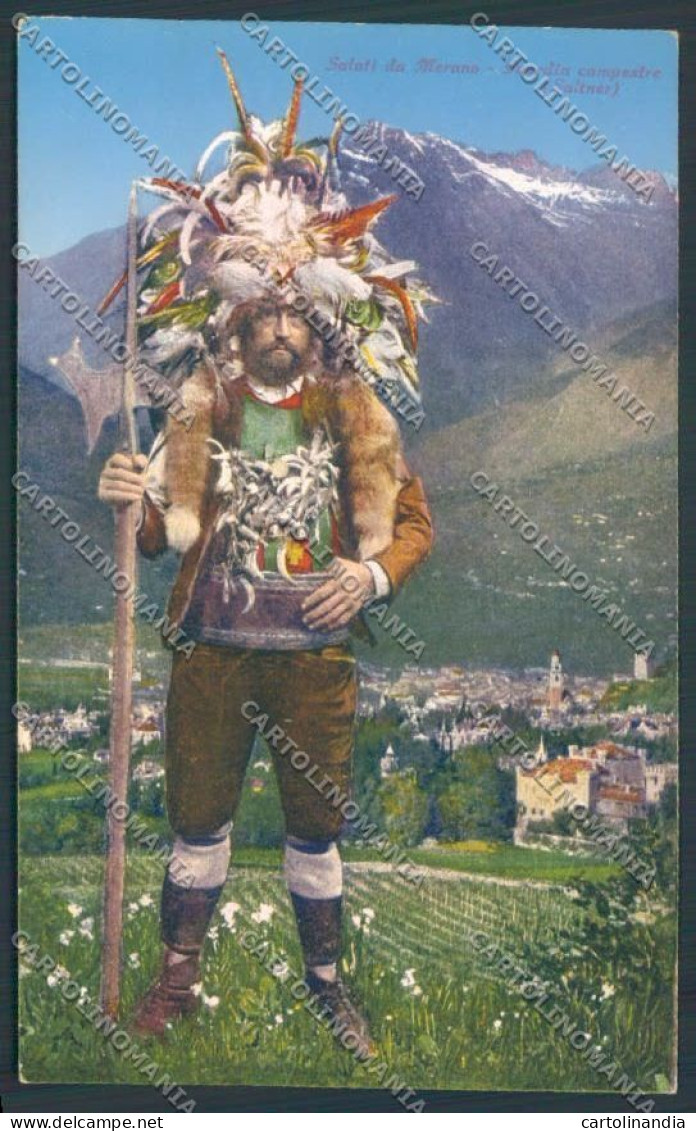 Bolzano Merano Costumi Cartolina ZT9135 - Bolzano
