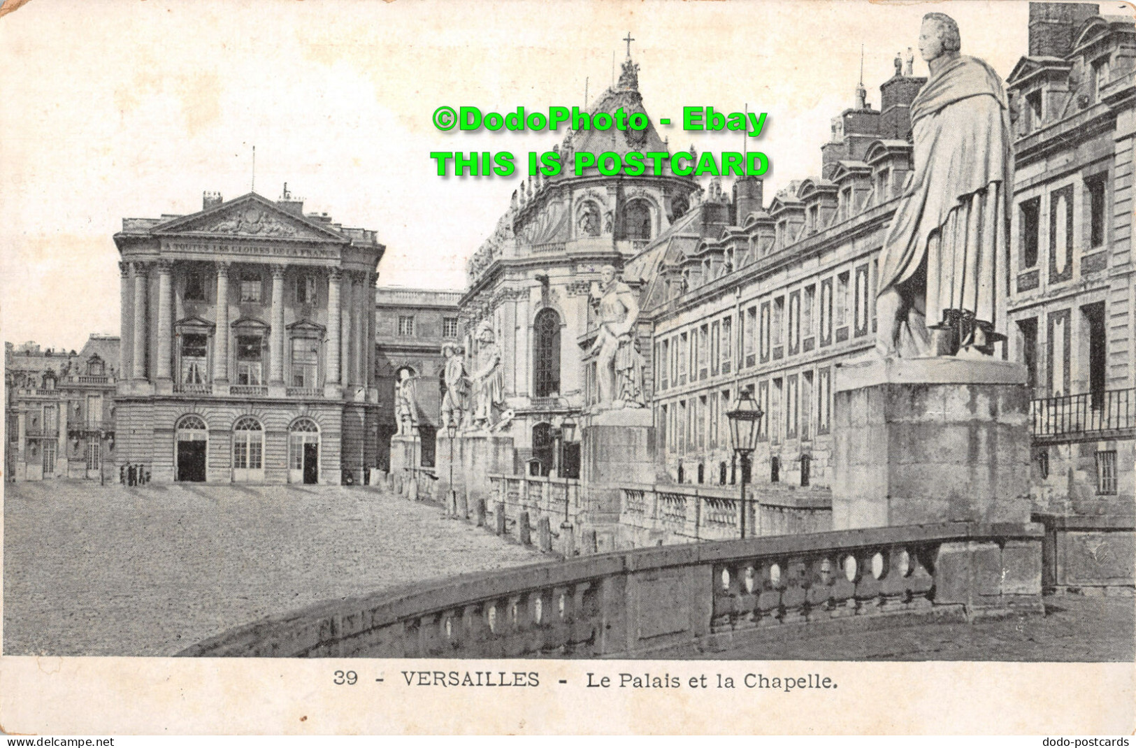 R410987 39. Versailles. Le Palais Et La Chapelle. La Cereine - Monde