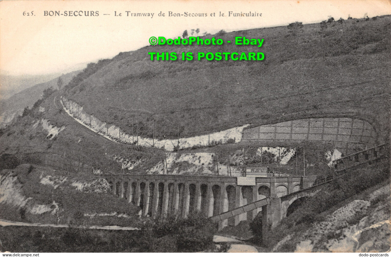 R410078 625. Bon Secours. Le Tramway De Bon Secours Et Le Funiculaire. Imp. E. L - Monde