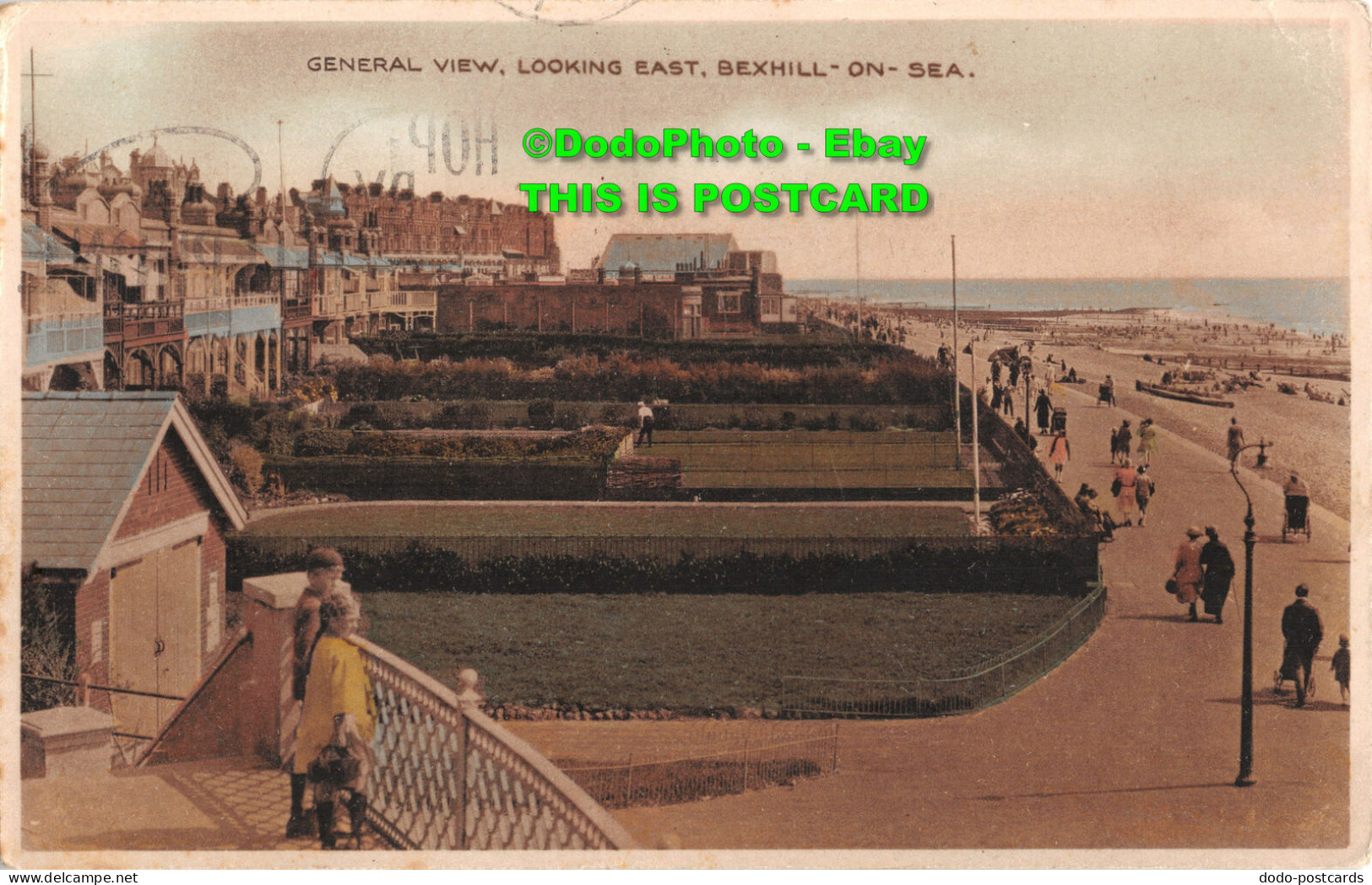 R410096 General View. Looking East. Bexhill On Sea. 1933 - World