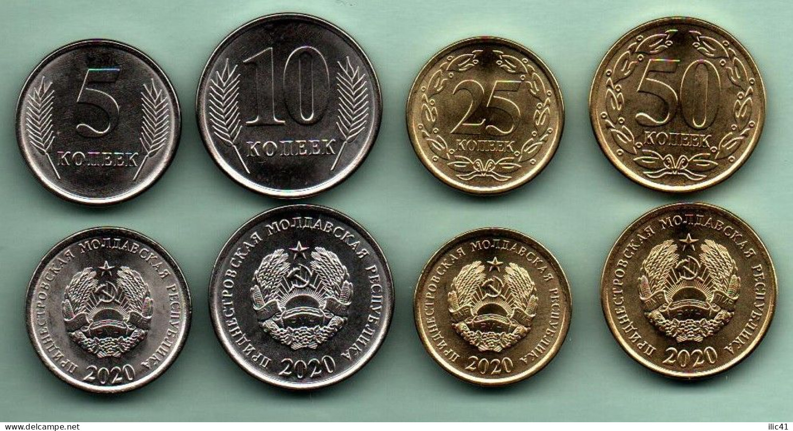 Moldova Moldova Transnistria 2020  Coins 2 Sets "Change Coins Of Transnistria" UNC - Moldawien (Moldau)