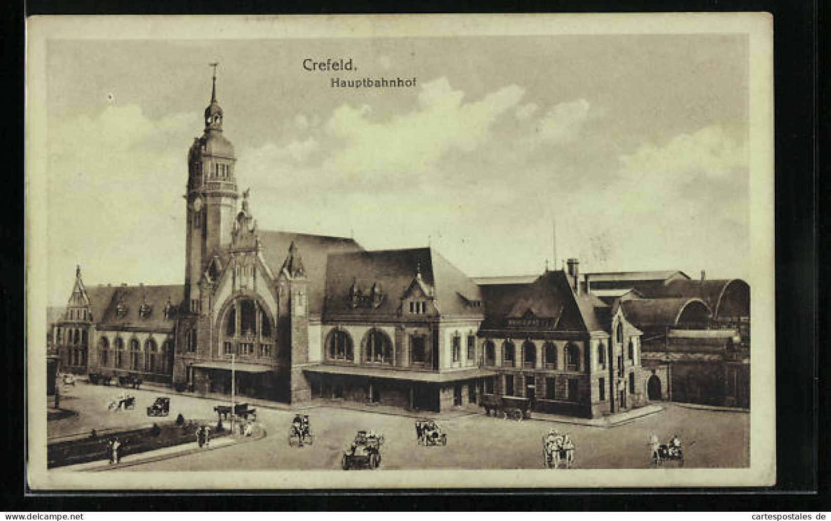 AK Krefeld, Blick Auf Den Hauptbahnhof  - Krefeld