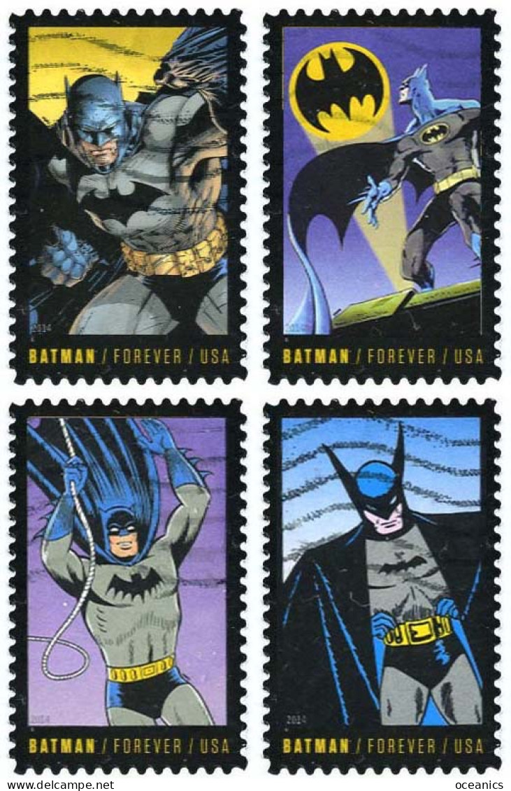 Etats-Unis / United States (Scott No.4932-35 - Batman) (o) - Gebruikt