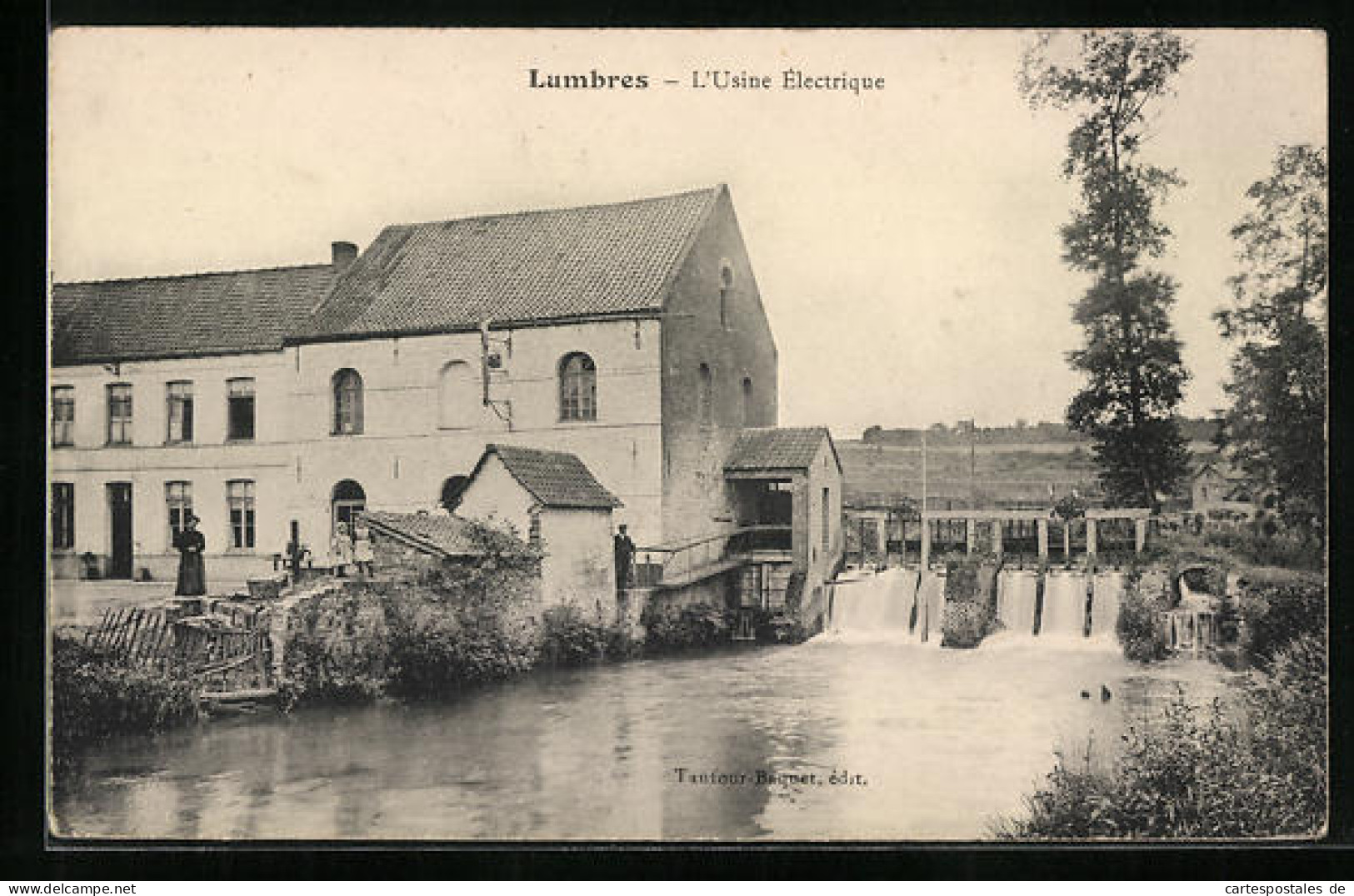 CPA Lumbres, L`Usine Électrique  - Lumbres