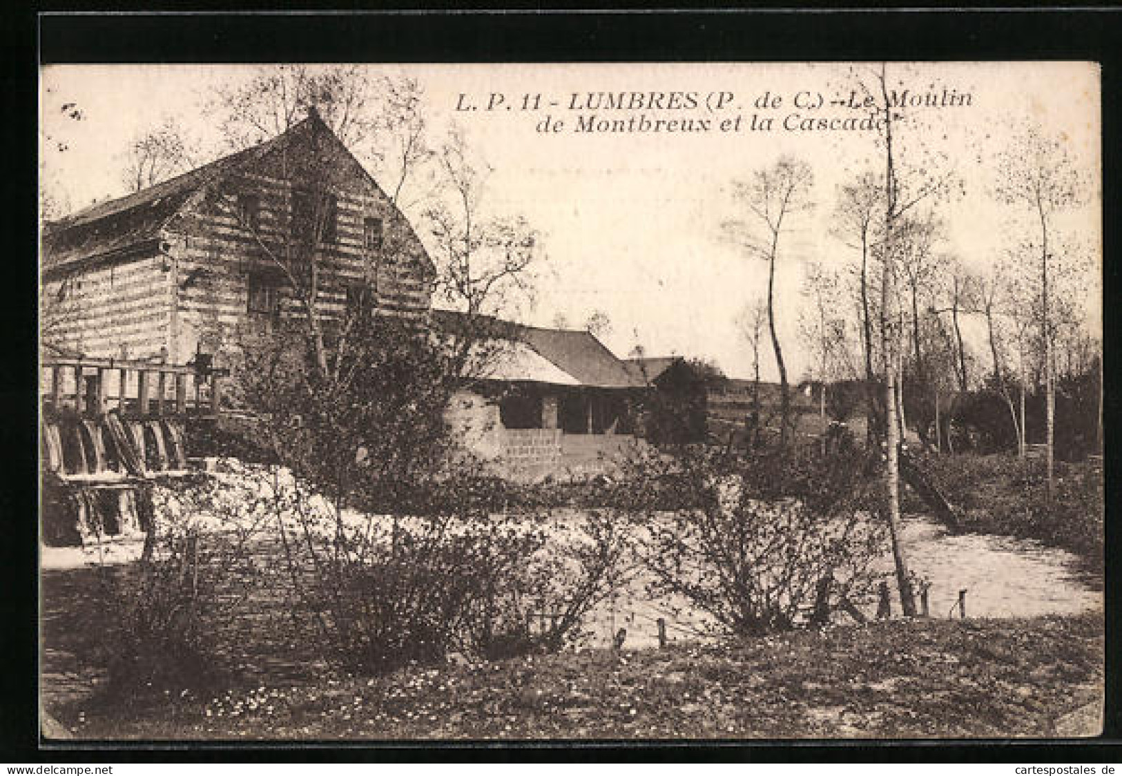 CPA Lumbres, Le Moulin De Montbreaux Et La Cascade  - Lumbres