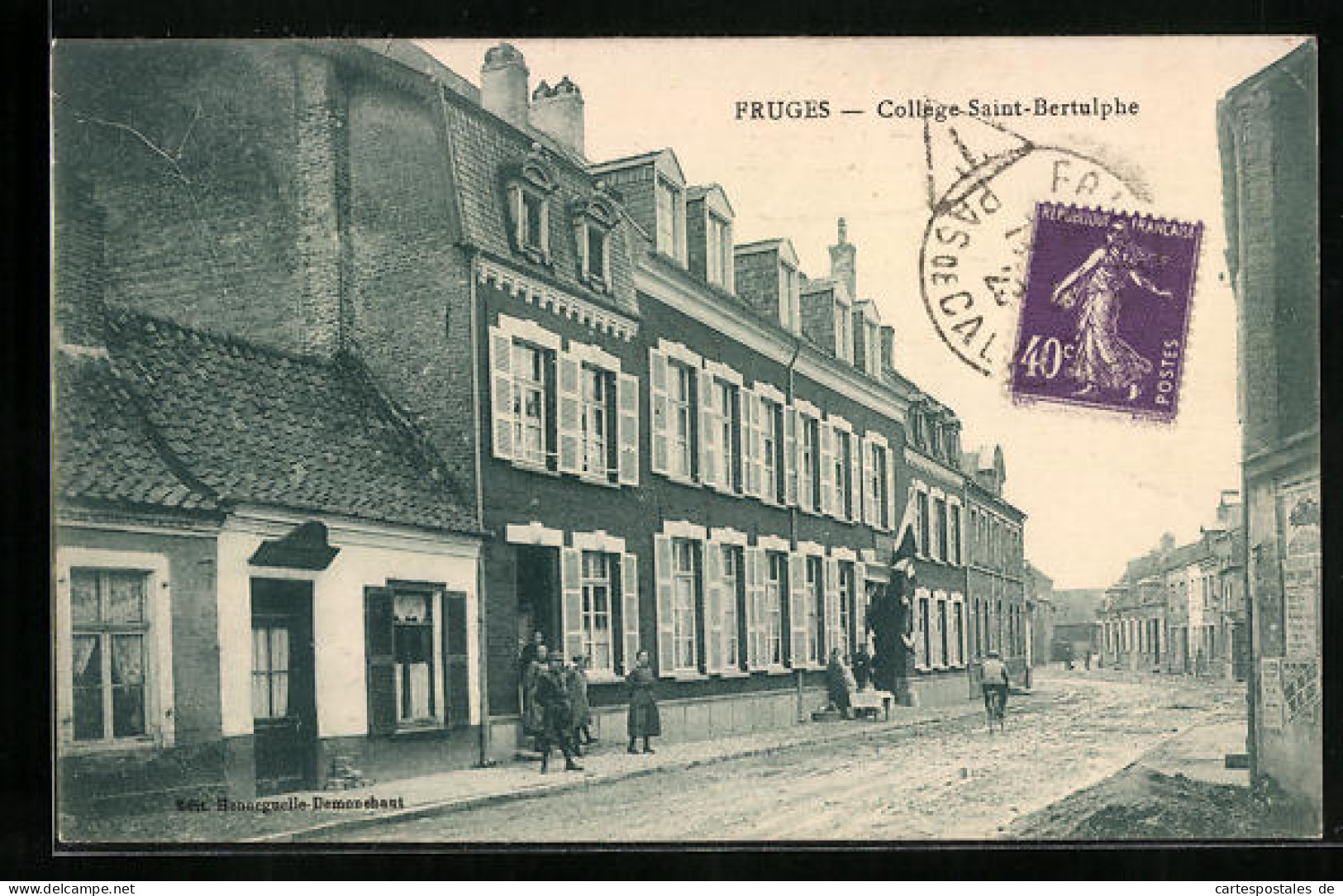 CPA Fruges, Collège Saint-Bertulphe  - Fruges